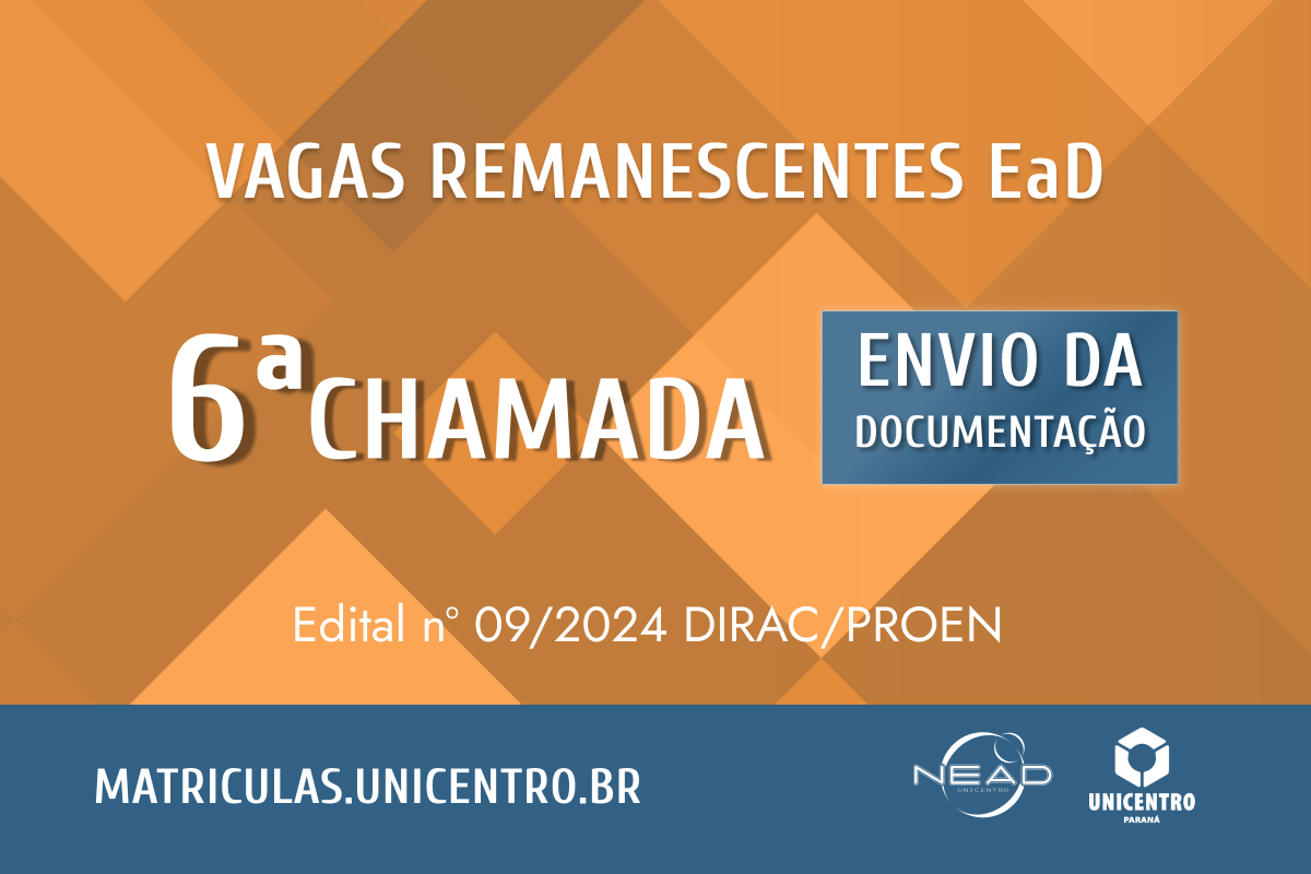 Unicentro Realiza Chamada Para Cursos Ead Nead Unicentro