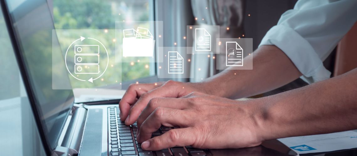 Knowledge, and documentation in an enterprise with ERP, use a Document Management System (DMS), an online documentation database, and process automation. Technology for corporate business.