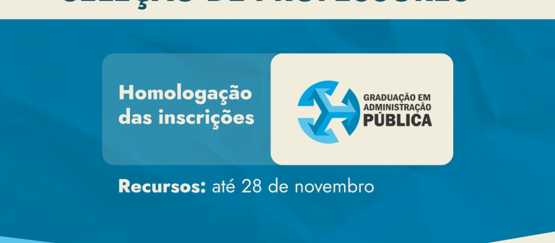 BANNER NOTÍCIA - seleção de professores - ADMP inscrições homologadas edital 36