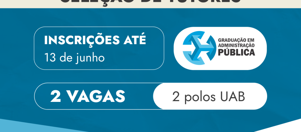 BANNER NOTÍCIA - seleção de tutores admp - 63 2025
