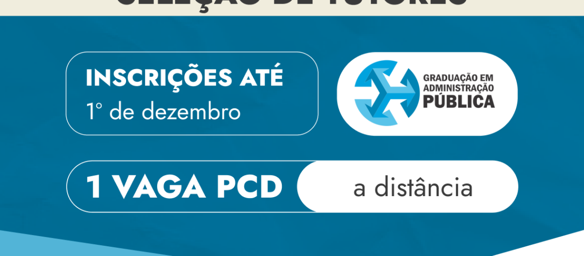 BANNER NOTÍCIA - seleção de tutores admp - 63 2026