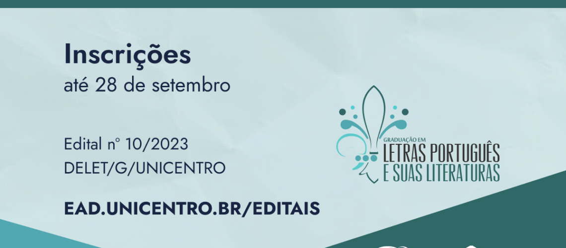 Banne seleção de professores LETRAS 10
