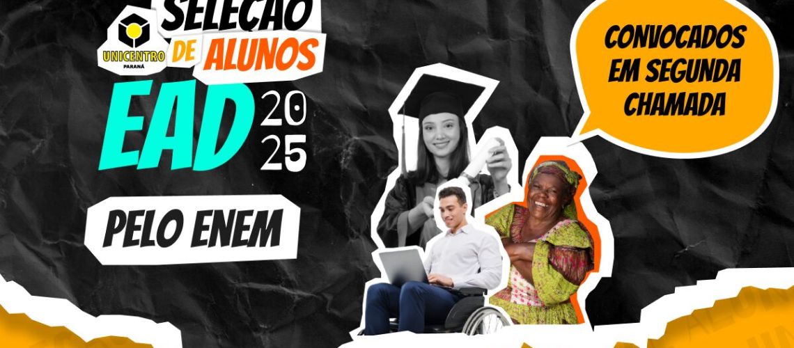 Banner notícia resultado e matrículas - SEGUNDA CHAMADA
