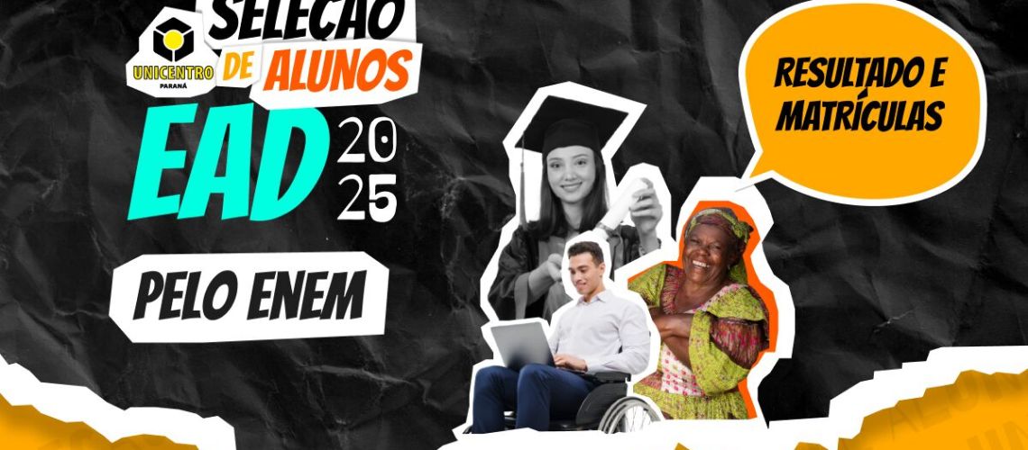 Banner notícia resultado e matrículas