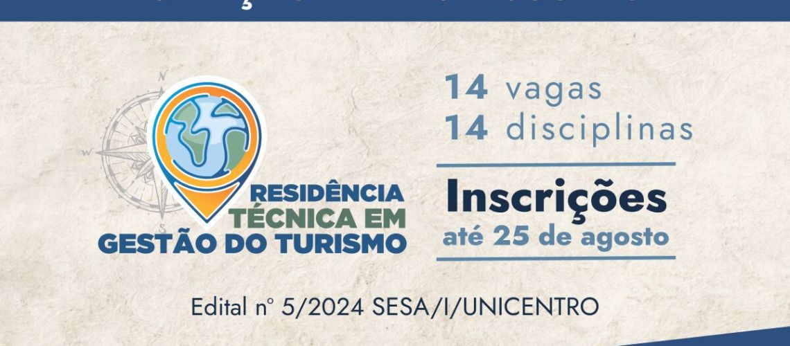 Banner noticia seleção de PROFESSORES GESTUR ABERTURA