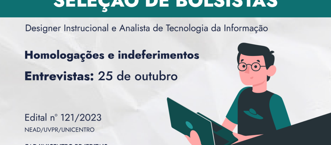 Banner noticia seleção de bolsistas uvpr homologações