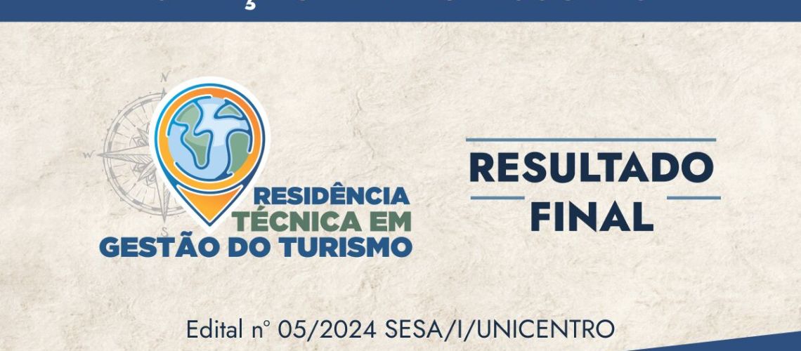 Banner notícia - seleção de professores Gestur RESULTADO FINAL