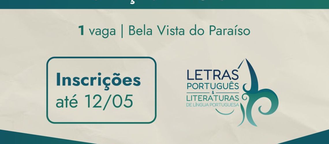 Banner noticia seleção de tutores letras