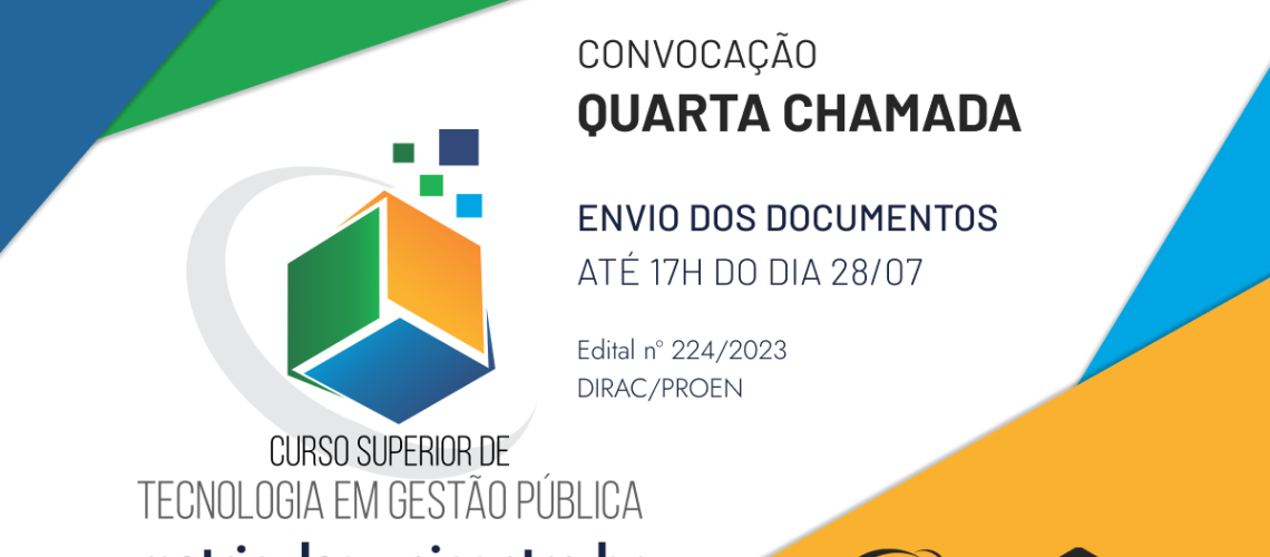 Banner quarta chamada vagas remanescentes ANÁLISE DOS DOC