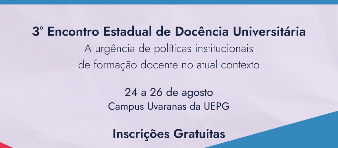 DICA - encontro estuadual docência universitária