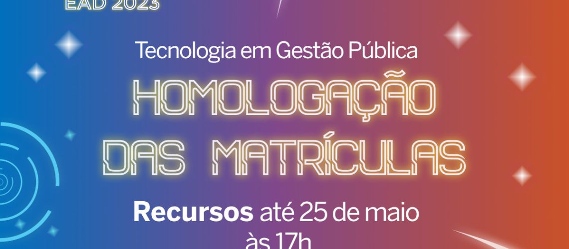 HOMOLOGAÇÂO MATRICULAS SITE