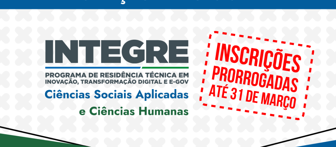 Prorrogação integre seleção de bolsista estudante