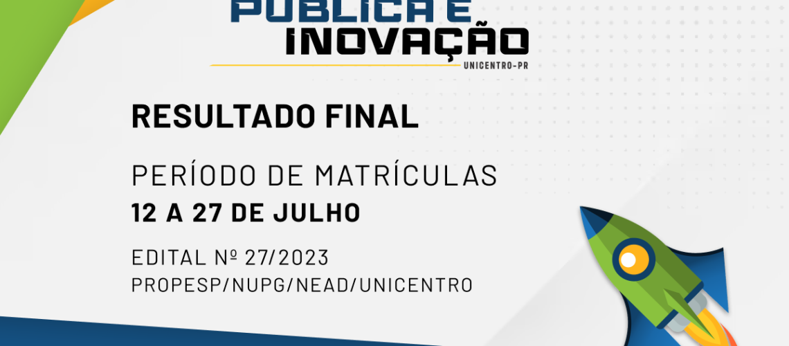 Resultado e matrículas mba 2023