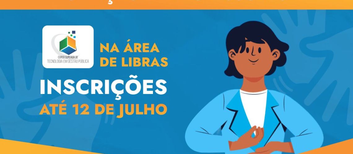 TGP - seleção de professores LIBRAS 1 vaga - banner notícia