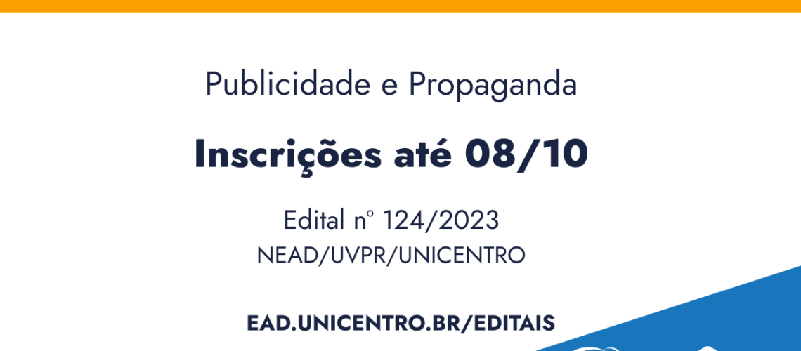 abertura seleção de bolsista nead uvpr comunicação social