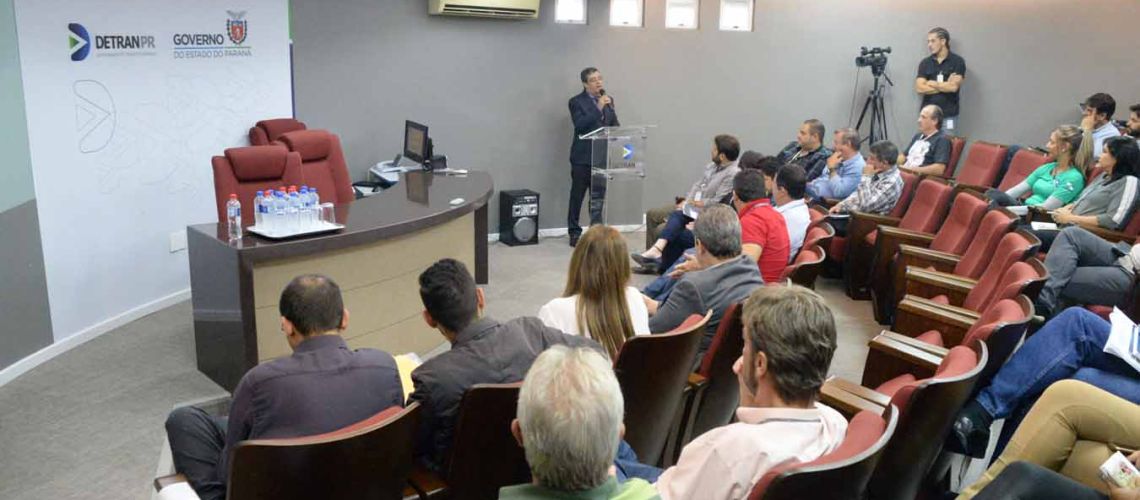 Aula inaugural ocorreu na sede do Detran-PR | Foto: Imprensa Detran-PR