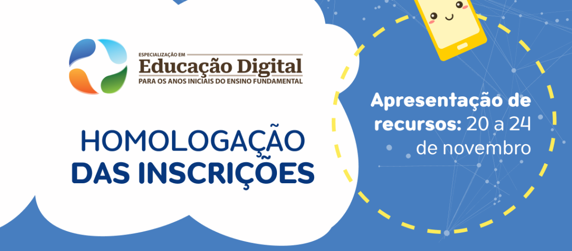 homologação de inscrições - Banner educação digital unicentro vagas