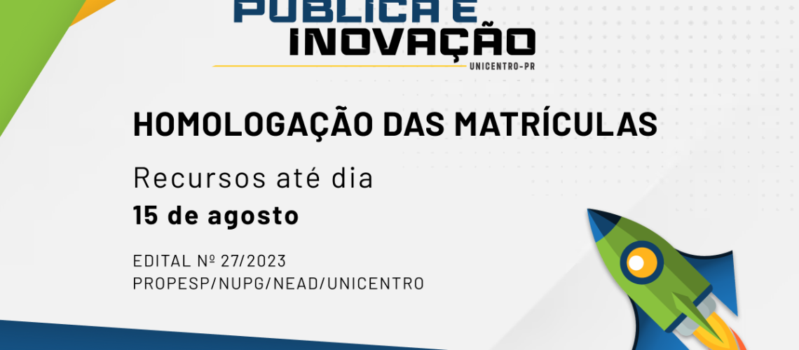 homologação matrículas mba 2023